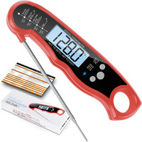 Digital Meat Thermometer, Waterproof Instant Read Food Thermometer For Cooking And Grilling, Kitchen Gadgets, Accessories With Backlight & Calibration For Candy, Bbq Grill, Liquids, Beef, Turkey