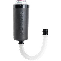 The Kong Skinny Can - Portable Coozie Or Bottle Cooler/Cup With Detachable, Expandable, Hose To Funnel Your Drink (Black)