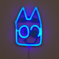 Idea Nuova Bluey Neon Figural Led Hanging Wall Art,Bedroom/Kids Room Wall D?Or,5.5""X8""