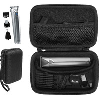 Alltravel Case For Wahl Stainless Steel Lithium Ion+, Ion 2.0+ Beard And Nose Trimmer Model 9818, Andis 32475 Trimmer All In One Consolidation Solution For Trimmer, Clipper, Shaver, Comb And Others