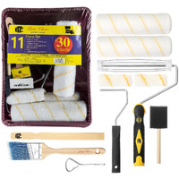 Bates- Paint Tray Set, 11 Pcs, Paint Roller Kit, Paint Rollers 9 Inch, Small Paint Roller, Paint Roller Tray, 4 Inch Paint Roller, Paint Roller Set, Paint Kit For House Painting, Paint Roller Covers