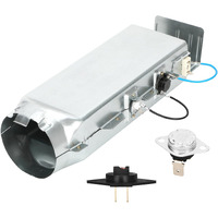 Dc97-14486A Dryer Heating Element Upgrade Oem Dc96-00887A,Fit For Samsung Dryer Dv45H7000Ew/A2 Dve50R5400V/A3 Dve50R5200W/A3,Replace Dc97-14486D Ap4342351 (With Dc32-00007A Dc47-00016A)