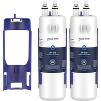 Glacier Fresh Edr1Rxd1 Refrigerator Water Filter Compatible With W10295370A, Edr1Rxd1, Whr1Rxd1, Kad1Rxd1, Filter 1, W10295370, P4Rfwb, P8Rfwb2L, 46-9930, 46-9081 Refrigerator Water Filter 2 Pack