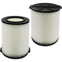 2 Pack Vf4000 Replacement Cartridge Filter Compatible With Ridgid 72947 Wet Dry Vacs 5 To 20-Gal, 6-9 Gal Husky Vacuum Wd5500 Wd0671 Rv2400A Rv2600B, Craftsman 17816 Vacuum, Replacement Vf4000