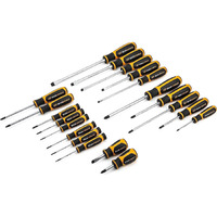 Gearwrench 20 Pc. Phillips/Slotted/Torx Dual Material Screwdriver Set - 80066H