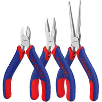 Workpro Mini Pliers Set, 3-Piece Small Pliers Tool Kit Includes 4Diagonal Plier, 5Long Nose Plier, 6Needle Nose Plier, For Making Crafts, Repairing Electronic Devices