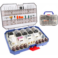 Workpro 306Pcs Rotary Tool Accessories Kit, Fits Dremel Rotary Tool, 1/8"" Shanks Diy Universal Fitment For Easy Cutting, Sanding, Grinding, Carving, Polishing, Drilling And Engraving With Storage Case