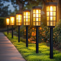 Pasamic Solar Pathway Lights Outdoor8 Pack Solar Pathway Lights, Led Solar Lights Outdoor, Ip65 Waterproof Outdoor Solar, Landscape Lighting For Patio Driveway Decor, Transparent