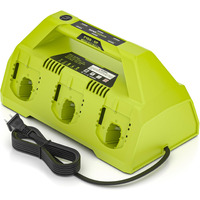 Dmmns P180-6 Ports Rapid Charger Replacement For Ryobi 18V One+ Supercharger P135 18V Six-Pack Lithium-Ion Charger,Compatible With All Ryobi One+ 18 Volt Battery Without Usb Port P135