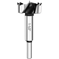 1-1/2 Inch Forstner Drill Bits, Made Of Carbon Steel Forstner Bit For Wood,Wood Drilling Hole Saw, Woodworking Hinge Cutter Tool For Wood Plywood Plastic With Storage Case