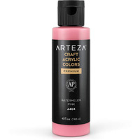Arteza Craft Acrylic Paint, A404 Watermelon Pink, 4 Ounces Bottle, Water-Based, Blendable, Matte Acrylic Paint For Art & Diy Outdoor Projects