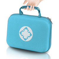 299Pcs Car First Aid Kit For Home Camping Travel Essentials First Aid Blue Bag Emegency Supplies Household Items For College Students Yiderbo