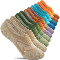 Gonii No Show Socks Womens Athletic Compression Running Low Cut Cushioned Socks 5 Pairs