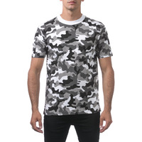 Pro Club Men's Comfort Cotton Short Sleeve T-Shirt, City Camo, Medium