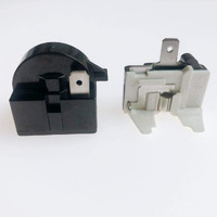 Qp2-4R7 1Pin Refrigerator Ptc Starter Relay And 6750C-0005P Refrigerator Overload Protector For Lg Refrigerator Compressor,2 Pieces In Total
