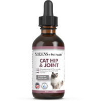 Nodens Cat Hip And Joint Glucosamine For Cats With Chondroitin - Cat Pain Relief From Inflammation - Cat Joint Supplement For Improved Joint Flexibility - Natural Liquid Cat Health Supplies 59Ml