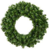 Vickerman 20"" Douglas Fir Artificial Christmas Wreath, Unlit - Faux Fir Christmas Wreath - Seasonal Indoor Home Decor