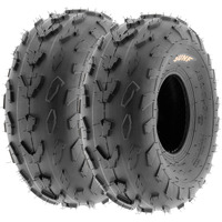 Pair Of 2 Sunf A007 18X7-7 Atv Go-Kart Sport-Performance Tires, 4 Pr, Tubeless