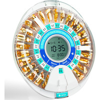 Windtrace Automatic Pill Dispenser For Elderly, Electronic Monthly Pill Organizer With Alarm & Light, 28 Day Smart Lock Medication Dispenser, Timed Pill Dispenser Machine For Prescriptions & Vitamins