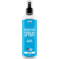 Magnesium Spray - Big 8 Oz Usp Grade Pure Magnesium Oil Spray - Made In Usa Since 2008