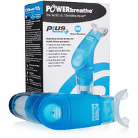 Powerbreathe - Breathing Exercise Device For Lungs, Breathing Trainer To Help Lung Capacity, Inspiratory Muscle Trainer - Blue, Medium Resistance