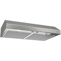Broan-Nutone Bcsd130Ss Glacier Range Hood With Light, Exhaust Fan For Under Cabinet, Stainless Steel, 30-Inch, 300 Max Blower Cfm