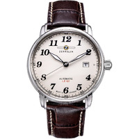 Zeppelin Men's Analogue Automatic Watch With Leather Strap - 76565