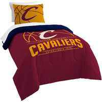 Northwest Nba Cleveland Cavaliers Unisex-Adult Comforter And Sham Set, Twin, Reverse Slam