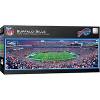 Masterpieces 1000 Piece Sports Jigsaw Puzzle - Nfl Buffalo Bills Center View Panoramic - 13""X39""