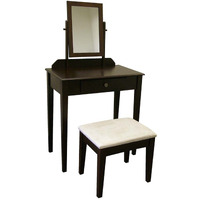 Ore International Vanity Set, Espresso