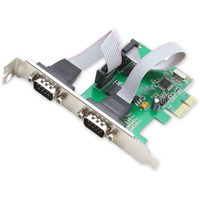 Io Crest 2 Port Serial Pci-E 1.0 X 1 With Full And Low Profile Brackets Si-Pex15037