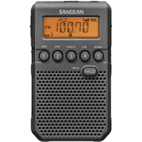 Sangean Dt-800Bk Am/Fm/Noaa Weather Alert Pocket Radio, Black