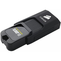 Corsair Cmfsl3X1-128Gb Flash Voyager Slider X1 128Gb Usb 3.0 Flash Drive, Black