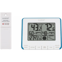La Crosse Technology 308-1711Bl Wireless Weather Station With Heat Index And Dew Point,Teal Blue/White