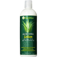 Real Aloe Lotion, Aloe Vera, 16 Fluid Ounce
