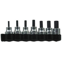 Lisle 13600 Sae Hex Bit Set (7 Piece)