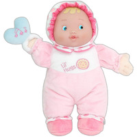 Jc Toys Lil Hugs Pink Soft Body - Your First Baby Doll - Designed By Berenguer - Ages 0+, 12 Inches