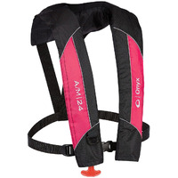 Onyx A/M-24 Automatic/Manual Inflatable Life Jacket, U.S. Coast Guard Approved, Low Profile, Compact Design, Manual Convertible Inflation Option