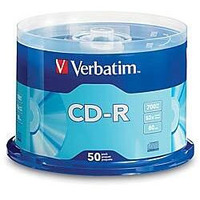 Verbatim Cd-R Spindle, 700Mb, Pack Of 50
