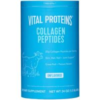 Vital Proteins Natural Whole Nutrition Collagen Peptides - Pasture Raised, Grass Fed, Paleo Friendly, Gluten Free, Single Ingredient - 24 Ounce