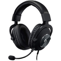 Logitech G Pro X Wired Gaming Headset: Blue Vo!Ce Detachable Boom Mic, Dts 7.1, 50 Mm Drivers, Usb/3.5Mm Aux, Spare Memory Foam Ear Pads, Usb Dac & Bag Included, For Pc, Xbox, Ps5, Ps4 - Black