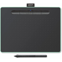 Wacom Intuos Medium Bluetooth Graphics Drawing Tablet, Portable For Teachers, Students And Creators, 4 Customizable Expresskeys, Compatible With Chromebook Mac Os Android And Windows - Pistachio