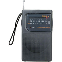 Supersonic Sc-1105 Portable Am/Fm Band Radio With Led Tune Indicator, Telescopic Antenna, Earphone Jack, Carrying Strap, Speaker And Wide Frequency For Indoor, Outdoor & Emergency Use