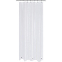 Mrs Awesome 36X78 Small Stall Shower Curtain Liner With 3 Magnets Clear Peva 8G Thick & Heavy Duty, Waterproof, Narrow Stall Size 36 X 78 Inches, Clear