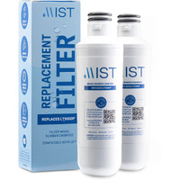 Mist Lt1000P Water Filter Replacement, Compatible With Lg Models: Adq747935, Mdj64844601, Lmxs28626D, Lt1000Pc, Lt-1000Pc Kenmore 46-9980, 469981 (2 Pack)