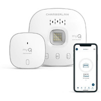 Chamberlain Smart Garage Control - Wireless Garage Hub And Sensor With Wifi & Bluetooth - Smartphone Controlled, Myq-G0401-Es, White