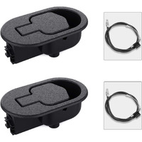 Baridwon 2 Set Recliner Replacement Parts, Durable Recliner Release Pull Handle With Recliner Pull Cable, Repair Replacement Parts Compatible With Most Furniture Of Recliner Chair Sofa Couch