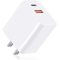 Usb C Wall Charger Block, 20W Fast Speed Charging Box With Micro Plug Cube For Apple Watch Series 8 7, New Iphone 12 13 14 Pro/Pro Max, Xr/Xs/Se, Airpod Iwatch Ipad Pro/Air/Mini, Pixel 6 6A Phones