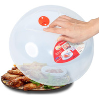 Large Microwave Cover For Food Easy Grip Microwave Splatter Cover Guard Lid With Steam Vent And Bpa Free & 11.5 Inch, Dishwasher Safe
