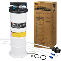 Ewk Patented 6.5L Pneumatic/Manual Oil Extractor For Oil Change Pump For Automotive Fluids Vacuum Evacuation